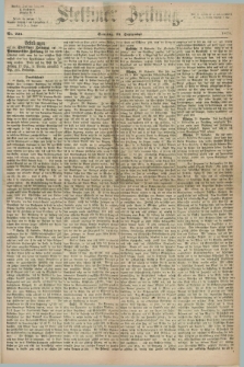 Stettiner Zeitung. 1871, Nr. 224 (24 September)