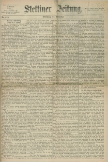 Stettiner Zeitung. 1871, Nr. 274 (22 November)
