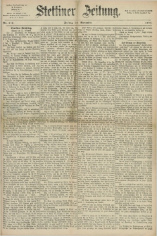 Stettiner Zeitung. 1871, Nr. 276 (24 November)