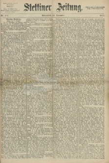 Stettiner Zeitung. 1871, Nr. 277 (25 November)