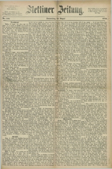 Stettiner Zeitung. 1872, Nr. 195 (22 August)
