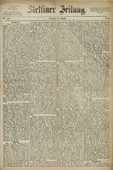 Stettiner Zeitung. 1872, Nr. 199 (27 August)