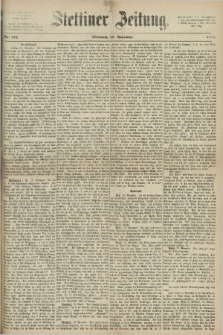 Stettiner Zeitung. 1872, Nr. 272 (20 November)