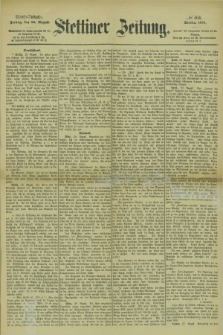 Stettiner Zeitung. 1878, № 404 (30 August) - Abend-Ausgabe