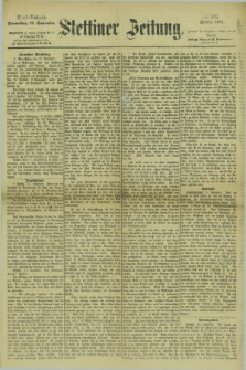 Stettiner Zeitung. 1878, № 426 (12 September) - Abend-Ausgabe
