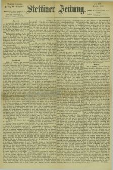 Stettiner Zeitung. 1878, № 439 (20 September) - Morgen-Ausgabe
