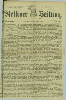 Stettiner Zeitung. 1878, Nr. 506 (29 Oktober) - Abend-Ausgabe