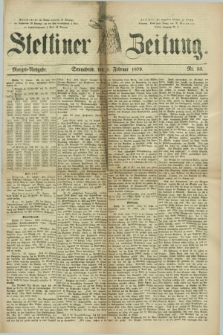 Stettiner Zeitung. 1879, Nr. 53 (1 Februar) - Morgen-Ausgabe