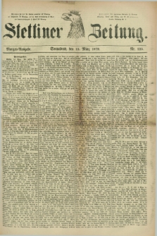 Stettiner Zeitung. 1879, Nr. 125 (15 März) - Morgen-Ausgabe