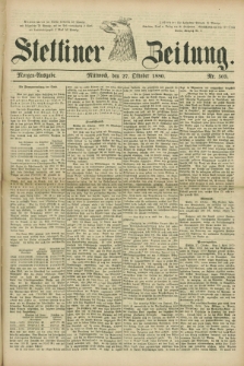 Stettiner Zeitung. 1880, Nr. 503 (27 Oktober) - Morgen-Ausgabe