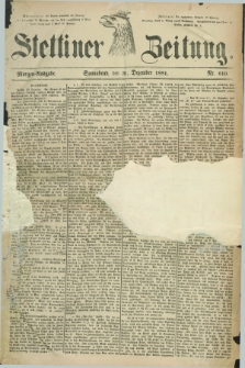 Stettiner Zeitung. 1881, Nr. 610 (31 Dezember) - Morgen-Ausgabe