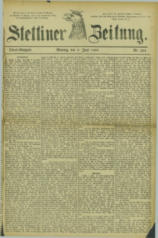 Stettiner Zeitung. 1882, Nr. 256 (5 Juni) - Abend-Ausgabe