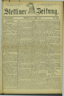 Stettiner Zeitung. 1882, Nr. 260 (7 Juni) - Abend-Ausgabe