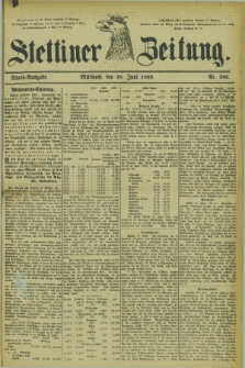 Stettiner Zeitung. 1882, Nr. 296 (28 Juni) - Abend-Ausgabe