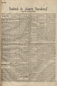 Gazeta Narodowa. 1894, nr 328