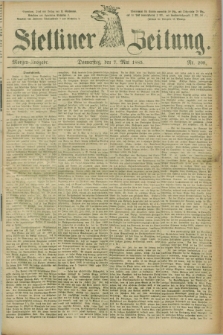 Stettiner Zeitung. 1885, Nr. 209 (7 Mai) - Morgen-Ausgabe