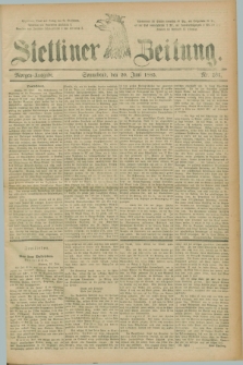 Stettiner Zeitung. 1885, Nr. 281 (20 Juni) - Morgen-Ausgabe
