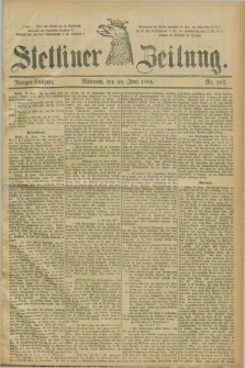 Stettiner Zeitung. 1885, Nr. 287 (24 Juni) - Morgen-Ausgabe