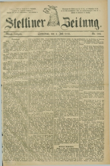 Stettiner Zeitung. 1885, Nr. 306 (4 Juli) - Abend-Ausgabe