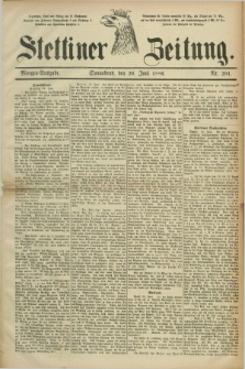 Stettiner Zeitung. 1886, Nr. 291 (26 Juni) - Morgen-Ausgabe