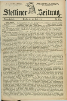Stettiner Zeitung. 1886, Nr. 295 (29 Juni) - Morgen-Ausgabe