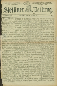 Stettiner Zeitung. 1887, Nr. 48 (29 Januar) - Abend-Ausgabe