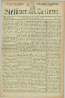Stettiner Zeitung. 1887, Nr. 83 (19 Februar) - Morgen-Ausgabe