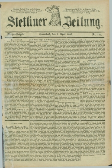 Stettiner Zeitung. 1887, Nr. 155 (2 April) - Morgen-Ausgabe