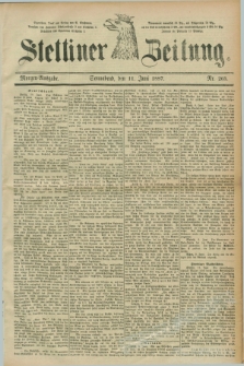 Stettiner Zeitung. 1887, Nr. 265 (11 Juni) - Morgen-Ausgabe