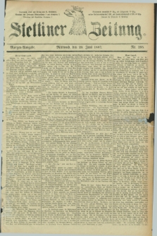 Stettiner Zeitung. 1887, Nr. 295 (29 Juni) - Morgen-Ausgabe