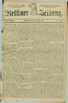 Stettiner Zeitung. 1887, Nr. 296 (29 Juni) - Abend-Ausgabe