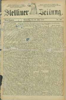 Stettiner Zeitung. 1887, Nr. 298 (30 Juni) - Abend-Ausgabe