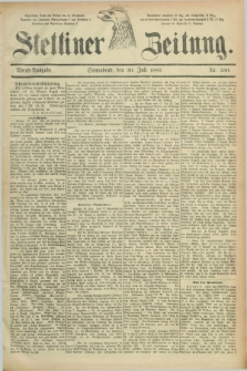 Stettiner Zeitung. 1887, Nr. 350 (30 Juli) - Abend-Ausgabe