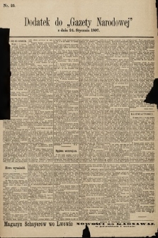 Gazeta Narodowa. 1897, nr 25