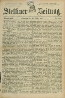 Stettiner Zeitung. 1887, Nr. 506 (29 Oktober) - Abend-Ausgabe