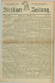 Stettiner Zeitung. 1887, Nr. 521 (8 November) - Morgen-Ausgabe