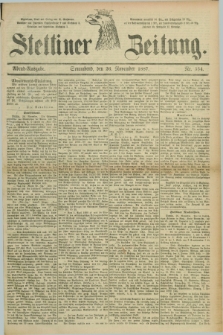 Stettiner Zeitung. 1887, Nr. 554 (26 November) - Abend-Ausgabe