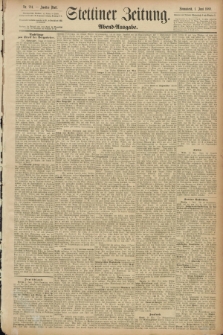 Stettiner Zeitung. 1889, Nr. 224 (1 Juni) - Abend-Ausgabe