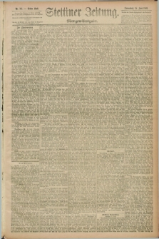 Stettiner Zeitung. 1889, Nr. 237 (15 Juni) - Morgen-Ausgabe