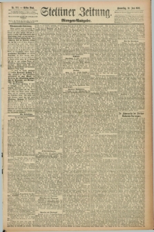 Stettiner Zeitung. 1889, Nr. 242 (20 Juni) - Morgen-Ausgabe