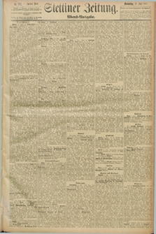 Stettiner Zeitung. 1889, Nr. 263 (11 Juli) - Abend-Ausgabe