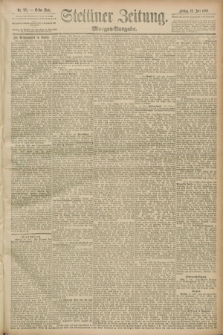 Stettiner Zeitung. 1889, Nr. 271 (19 Juli) - Morgen-Ausgabe