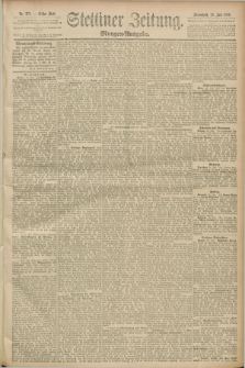 Stettiner Zeitung. 1889, Nr. 272 (20 Juli) - Morgen-Ausgabe