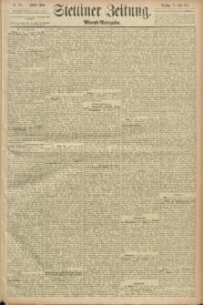 Stettiner Zeitung. 1889, Nr. 275 (23 Juli) - Abend-Ausgabe