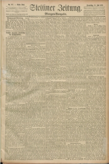 Stettiner Zeitung. 1889, Nr. 277 (25 Juli) - Morgen-Ausgabe