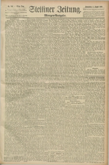 Stettiner Zeitung. 1889, Nr. 286 (3 August) - Morgen-Ausgabe