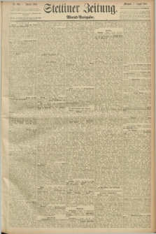 Stettiner Zeitung. 1889, Nr. 290 (7 August) - Abend-Ausgabe