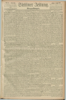Stettiner Zeitung. 1889, Nr. 292 (9 August) - Morgen-Ausgabe