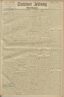 Stettiner Zeitung. 1889, Nr. 299 (16 August) - Abend-Ausgabe