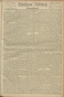 Stettiner Zeitung. 1889, Nr. 301 (18 August) - Morgen-Ausgabe